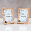 10er Set Portrait Bilderrahmen  EU 10x15 Eiche Optik Natur Produktbild-Vorschau 2