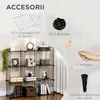 HOMCOM Étagère modulable meuble de rangement cube avec 9 Voir les images du produit 6