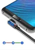 Ugreen Kątowy Kabel Przewód Usb - Usb Typ C 1M 3A Szary Podgląd zdjęcia produktu 8