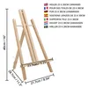 Belle Vous Tisch Staffelei Holz Leinwand Ausstellung (4er Produktbild-Vorschau 2