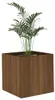 vidaXL Pflanzgefäß Braun Eichen-Optik 40x40x40 cm Produktbild-Vorschau 4
