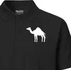 Huuraa Herren Polo Shirt Dromedar Kamel Silhouette M Black Produktbild-Vorschau 2