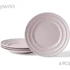 Teller set 4er Ø21,4 cm Keramik Essteller Kuchenteller Produktbild-Vorschau 1