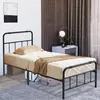 LZQ kovová postel 90 x 200 cm rám postele jednolůžko rám Náhled obrázku produktu 9