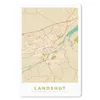 MuchoWow® Mauspad Mousepad Landshut - Karte - Vintage - Produktbild-Vorschau 1
