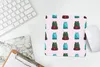 MuchoWow® Mauspad Mousepad Rucksack - Muster - Retro - Produktbild-Vorschau 5