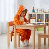 Onesie Kigurumi Pyjama Kostüm für Kinder Tiger 122 Produktbild-Vorschau 2