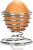 com-four® 6x Eierbecher aus verchromten Metall, elegante Produktbild-Vorschau 4