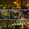 A collage of images showcasing outdoor lighting in various garden and landscape settings, including a building, a walkway, trees, and holiday decorations. Náhled obrázku produktu