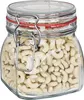 WELLGRO Einmachgläser mit Bügelverschluss eckig 630ml - Produktbild-Vorschau 3