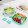 Sistema SI21356 Salatbox To Go 1, inkl. Besteck, 1 l (Farbe Produktbild-Vorschau 19