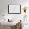 Gerahmtes Poster - Schwarzer Rahmen - Kontur Frau Produktbild-Vorschau 6
