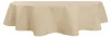 Tischdecke oval ecru 130x220 cm Leinenoptik Lotuseffekt Produktbild-Vorschau 1