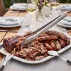 RÖSLE BBQ Grillzange 43 cm Edelstahl Grillzange Küchenzange Produktbild-Vorschau 5