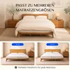 FLEXISPOT Massivholzbett 160x200 cm aus Gummibaumholz, Produktbild-Vorschau 9