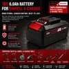 18V Akku 6.0Ah kompatibel mit Einhell Power X-Change – Produktbild-Vorschau 2