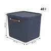 Rotho 2er-Set Aufbewahrungsbox 40L Maloja - Kunststoffbox Produktbild-Vorschau 3