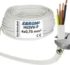 EBROM - 15 Meter Kunststoff Schlauchleitung rund LED Kabel Produktbild-Vorschau 1