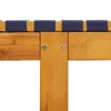 The Living Store Sonnenliegen 2 Stk. mit Tisch Dunkelblau Produktbild-Vorschau 7