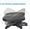Fußstütze,Fußablage,höhenverstellbar,0-30°neigbar,Schwarz Produktbild-Vorschau 6