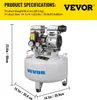 Compresseur d'air comprimé VEVOR 850W 30L Compresseur Voir les images du produit 7