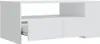 vidaXL Tavolino bianco 102x55x42 cm materiale a base di Anteprima dell’immagine prodotto 4
