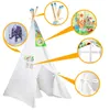 Malplay Kinderzelt mit motiv Elefant Tipi-Zelt |100x100x150 Produktbild-Vorschau 4