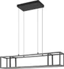 Lucande LED-Hängeleuchte Estante, schwarz, dimmbar Produktbild-Vorschau 1