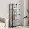 VidaXL 839001, Szary, Dąb, Metal, Drewno, 30 kg, 410 mm, Podgląd zdjęcia produktu 2