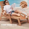 Chaise longue VEVOR, capacité de charge 181kg, HDPE chaise Voir les images du produit 6