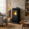 Pelletofen Izedia, 13,8 kW, czarny, Sannover Podgląd zdjęcia produktu 3