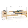 Kinderbett Oli mit Rausfallschutz und Lattenrost | 180x80 Produktbild-Vorschau 10
