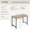 tectake® Schreibtisch Jenkins Höhe 75,5 cm Produktbild-Vorschau 6