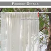 Set da 2 tende in voile effetto lino, semitrasparenti, con Anteprima dell’immagine prodotto 3