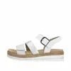 Remonte D0Q55 90 Sandalo donna con zeppa argento - bianco, Anteprima dell’immagine prodotto 2