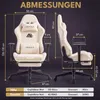 CRELIV -Ergonomischer Gamingstuhl aus Samt mit Produktbild-Vorschau 9
