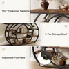 A collage of three images showcasing different features of a console table. Náhľad obrázku produktu
