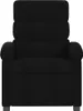 masážní křeslo vidaXL Black Fabric Náhled obrázku produktu 5