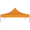 vidaXL Toit de tente de réception 3x3 m Orange 270 g/m Voir les images du produit 7