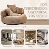 Sweiko Lazy Sofa: Duurzame, comfortabele loungestoel met Productafbeelding-voorbeeld 5