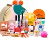 A collection of Sephora beauty products arranged around a circular advent calendar. Produktbild-Vorschau