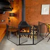 TRMLBE Kaminschutzgitter Schwarz 300cm,5‑teilig Produktbild-Vorschau 11