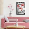 MuchoWow® MuchoWow® Gerahmtes Poster Blumen - Schwarz - Produktbild-Vorschau 6