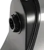 A close-up view of a black plastic attachment with a ribbed opening on a metallic surface. Produktbild-Vorschau