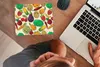 MuchoWow® Mauspad Mousepad Kawaii - Muster - Gemüse - Obst Produktbild-Vorschau 3