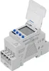 A digital timer with a clear flip-up cover and blue buttons. Produktbild-Vorschau