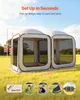 VEVOR Campingzelt, 365,76x182,88 cm, 2-in-1-Pop-up-Zelt, Produktbild-Vorschau 2