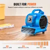 VEVOR podlahový ventilátor, 1360 otáčok za minútu, 600 CFM, Náhľad obrázku produktu 3