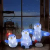 Figurine Lumineuse Famille Pingouin – Décoration LED en Voir les images du produit 4