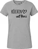 Huuraa Damen T-Shirt Köchin mit Herz XXL Sport Grey Bio Produktbild-Vorschau 2